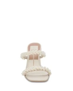 Women's Noel Square Toe Imitation Pearl Strap High Heel Sandals - Dolce Vita -Dolce Vita Shop 12390024 fpx