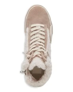 Women's Zilvia Plush Lace Up Zip High Top Sneakers - Dolce Vita -Dolce Vita Shop 13040082 fpx