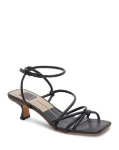 Women's Bev Leather Kitten Heel Sandals - Dolce Vita