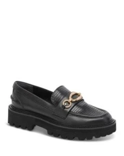 Women's Mambo Embossed Leather Loafers - Dolce Vita