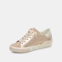 Dolce Vita ZINA CRYSTAL SNEAKERS GOLD SUEDE -Dolce Vita Shop DOLCEVITA SNEAKERS ZINACRYSTAL GOLDSUEDE 08